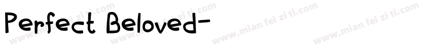 Perfect Beloved字体转换